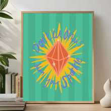 Load image into Gallery viewer, Don't Let others dim Your Sparkle/ Retro Motivational A4 Print