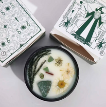Load image into Gallery viewer, Crystal Magic Flower Candle - The Magician