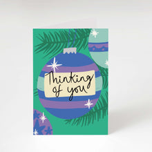 Load image into Gallery viewer, Thinking of you Christmas card