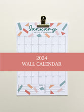 Load image into Gallery viewer, 2024 WALL CALENDAR
