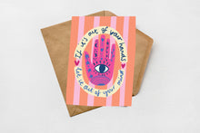 Load image into Gallery viewer, If it's out of your hands, let it out of your mind greeting card
