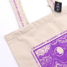 Load image into Gallery viewer, Affirmation Cotton Canvas Tote Bag - I am Powerful
