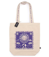 Load image into Gallery viewer, Affirmation Cotton Canvas Tote Bag - I am Bright- Sun
