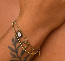 Load image into Gallery viewer, 18ct Gold Plated Celestial Charm Bracelet
