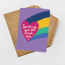 Load image into Gallery viewer, Sending you so much love greeting card
