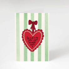 Load image into Gallery viewer, Sending you so much love Christmas card
