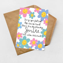 Load image into Gallery viewer, Sending you a friendly smile greeting card
