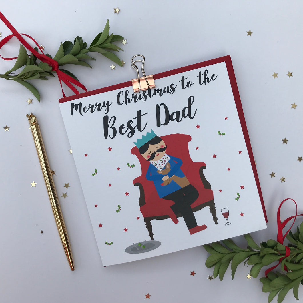 To the best Dad Christmas card