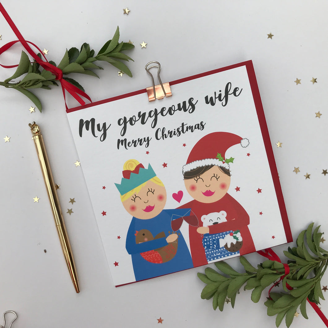 From your wife Christmas card LGBT