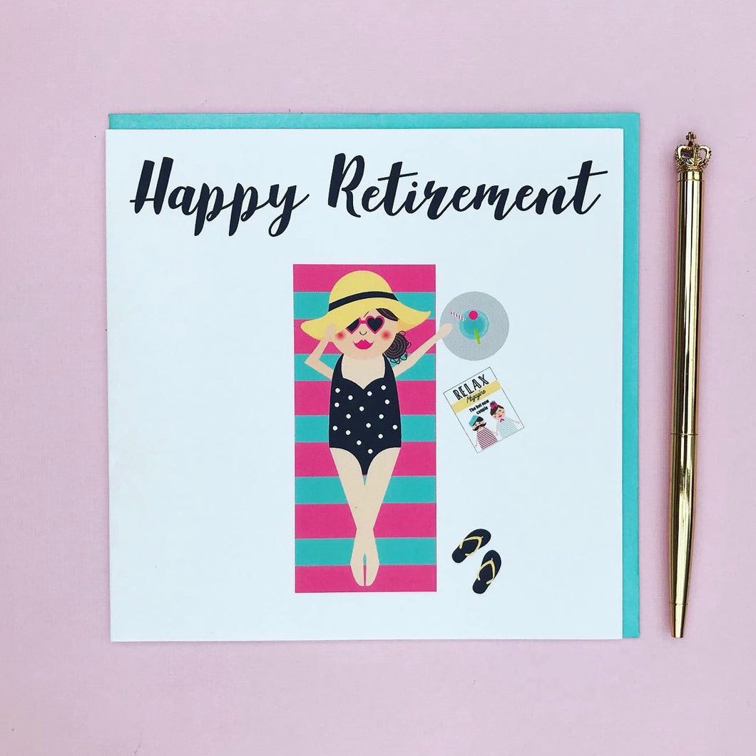 Happy retirement card