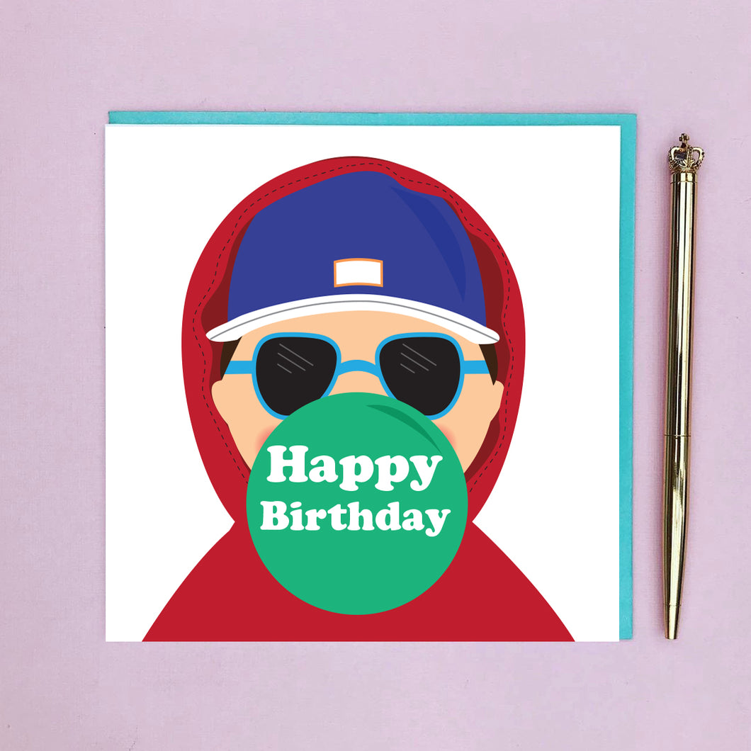 Happy birthday bubbles card