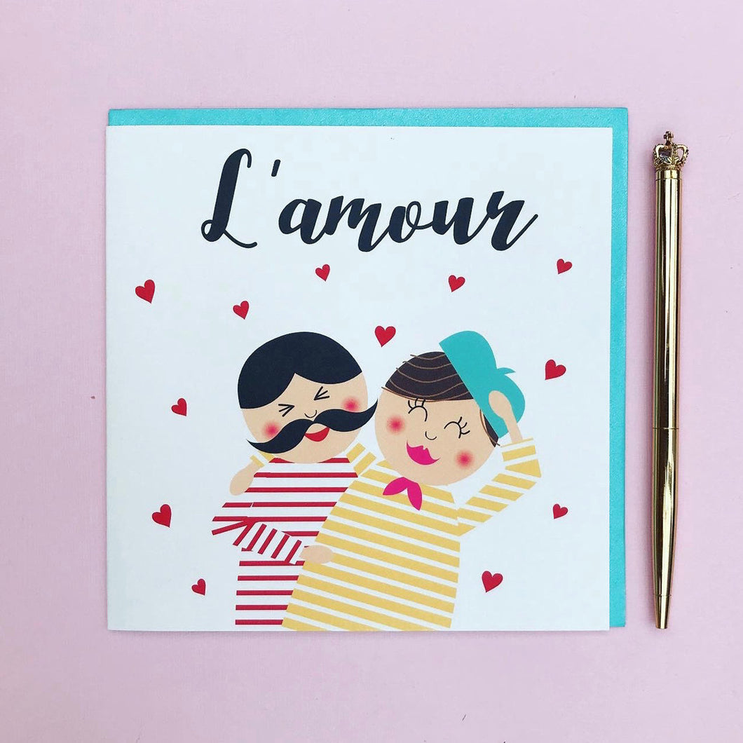 L'amour valentine/ anniversary card
