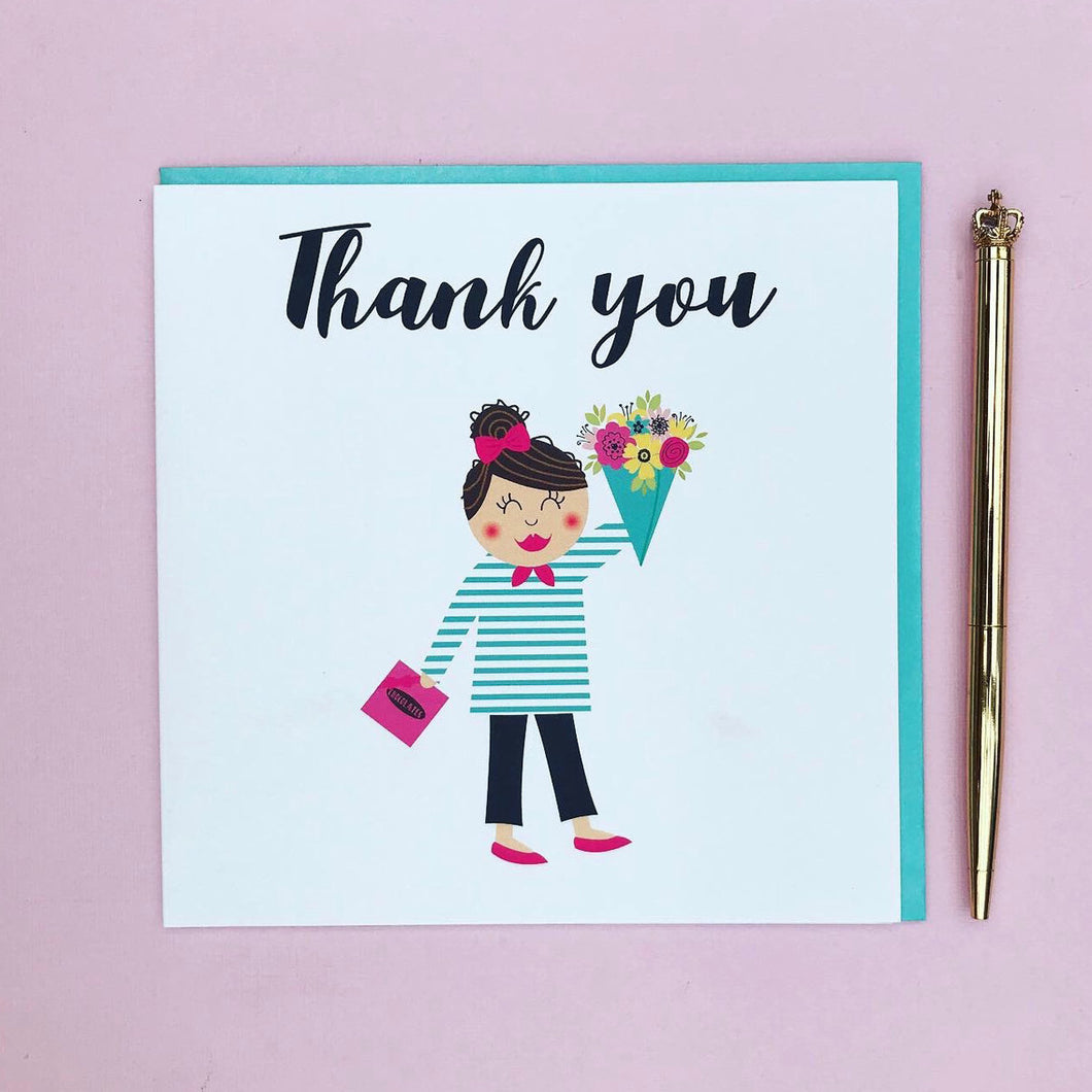 Thank you card - greeting card