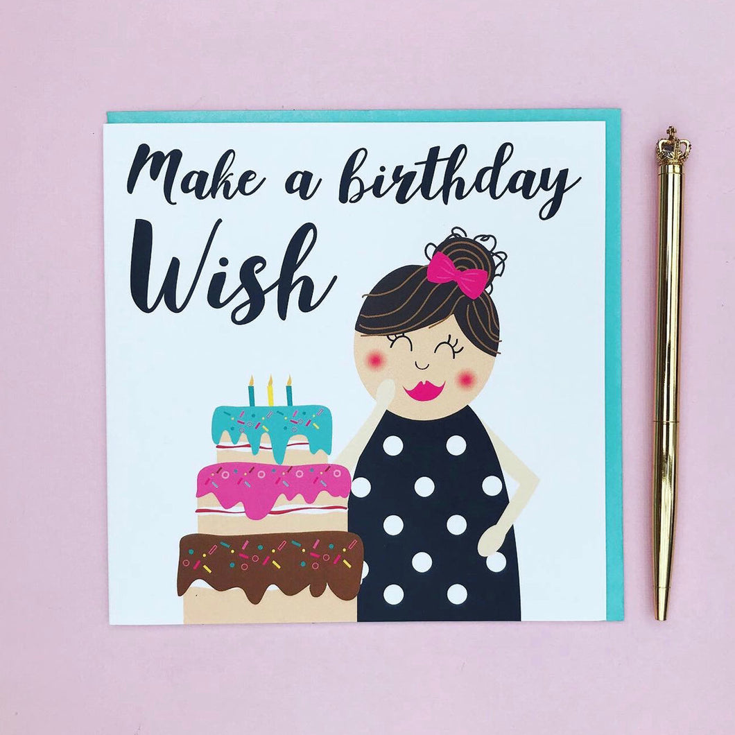 Make a birthday wish card