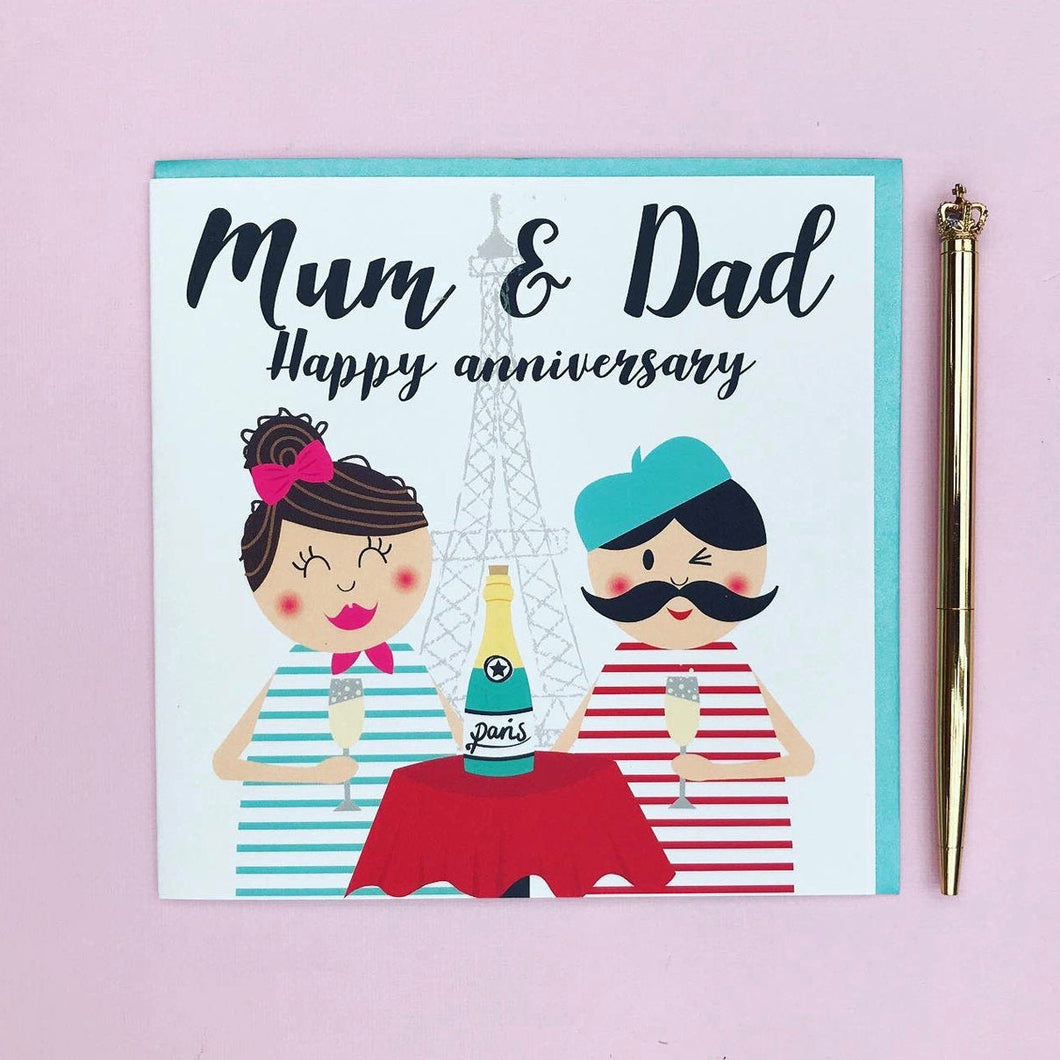 Mum and Dad anniversary card
