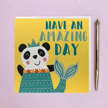 Load image into Gallery viewer, Have an amazing day panda card
