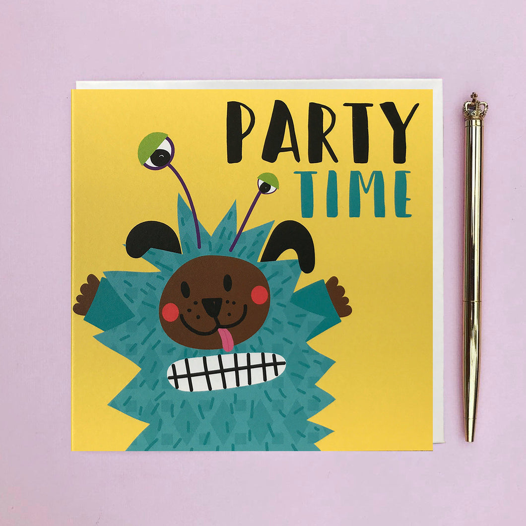 Party time dog card