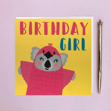 Load image into Gallery viewer, Birthday Girl Koala card
