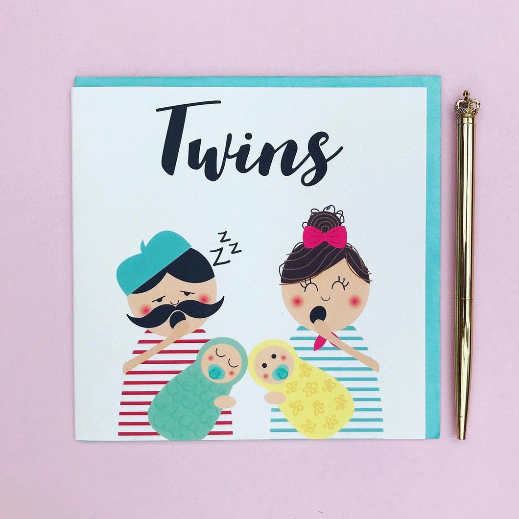 Baby Twins card