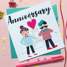 Load image into Gallery viewer, Anniversary card - husband or wife
